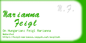 marianna feigl business card